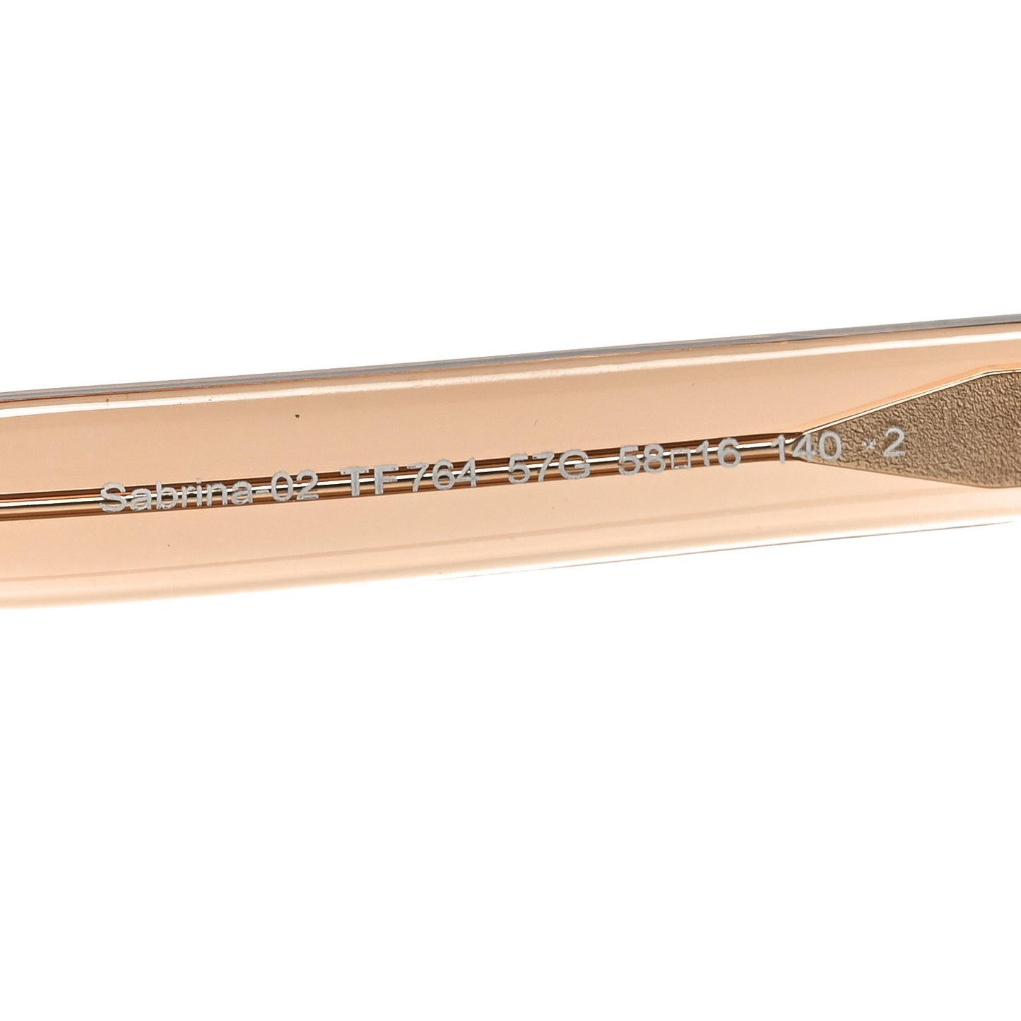 Acetate Polarized Sabrina Cat Eye Sunglasses TF764 Beige