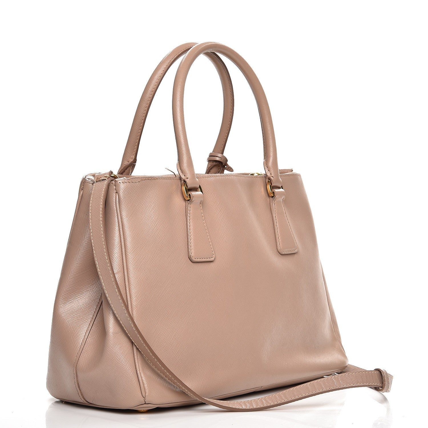 Prada Saffiano Small Galleria Double Zip Tote Cammeo 4 of 14
