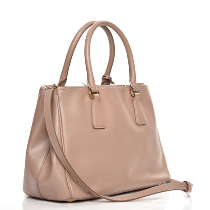 Prada Saffiano Small Galleria Double Zip Tote Cammeo 4 of 14