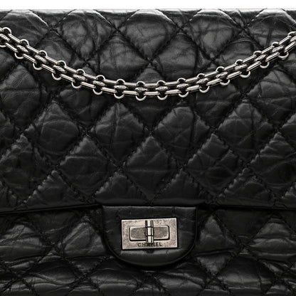 Chanel Aged Calfskin Quilted 2.55 Reissue 226 Flap Black 8 of 10