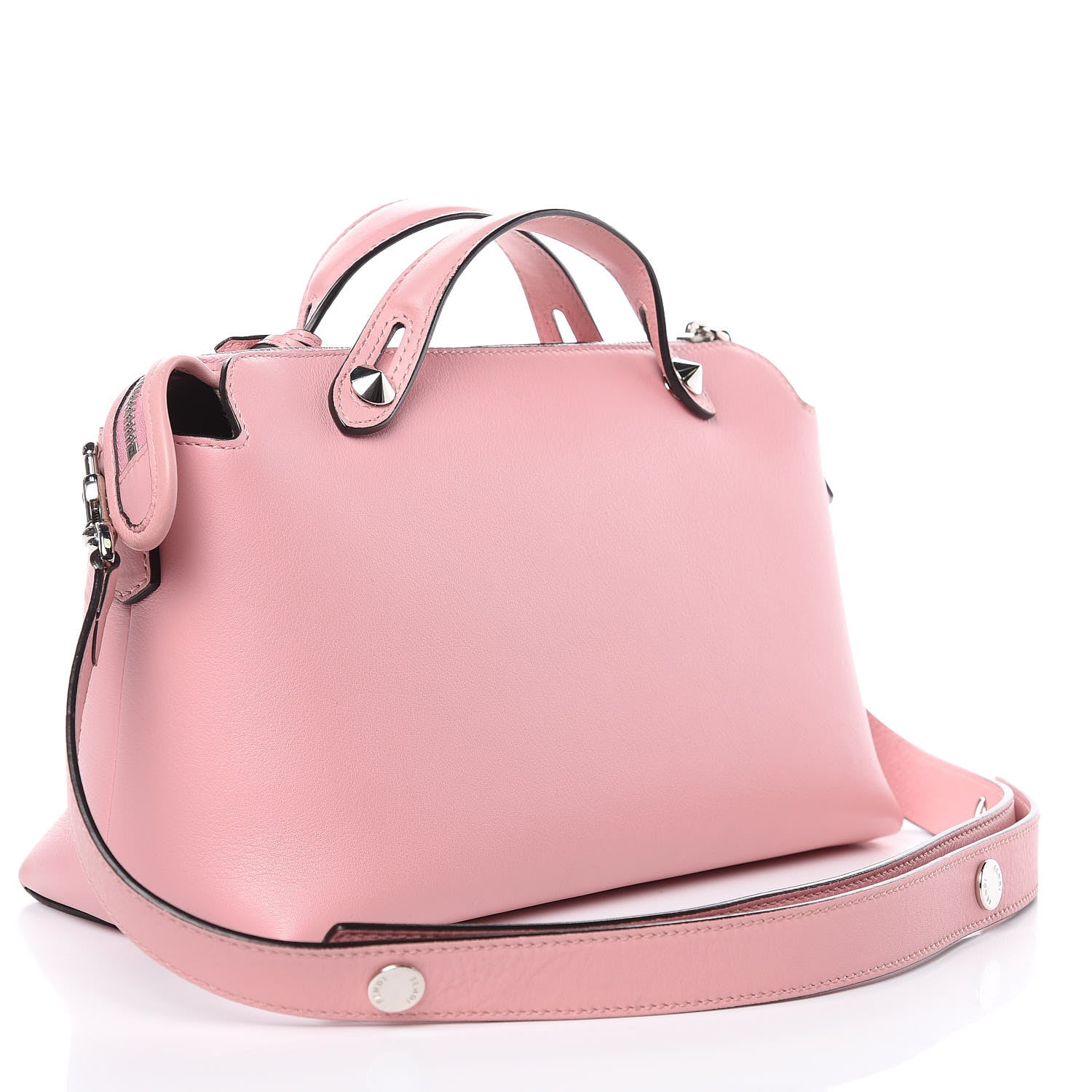 Fendi Vitello Dolce Medium By The Way Boston Bag Pink 3 of 13