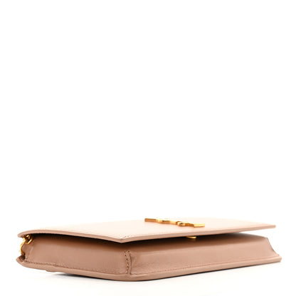 Saint Laurent Smooth Calfskin Monogram Phone Holder Crossbody Vintage Peach 4 of 11