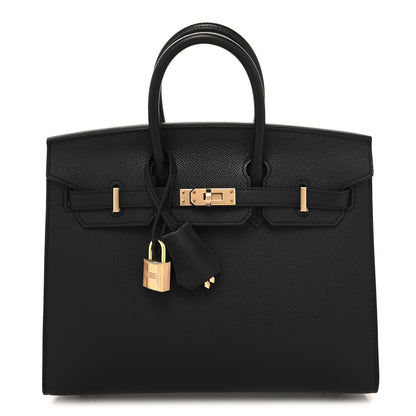 Hermes Epsom Birkin Sellier 25 Black 1 of 13