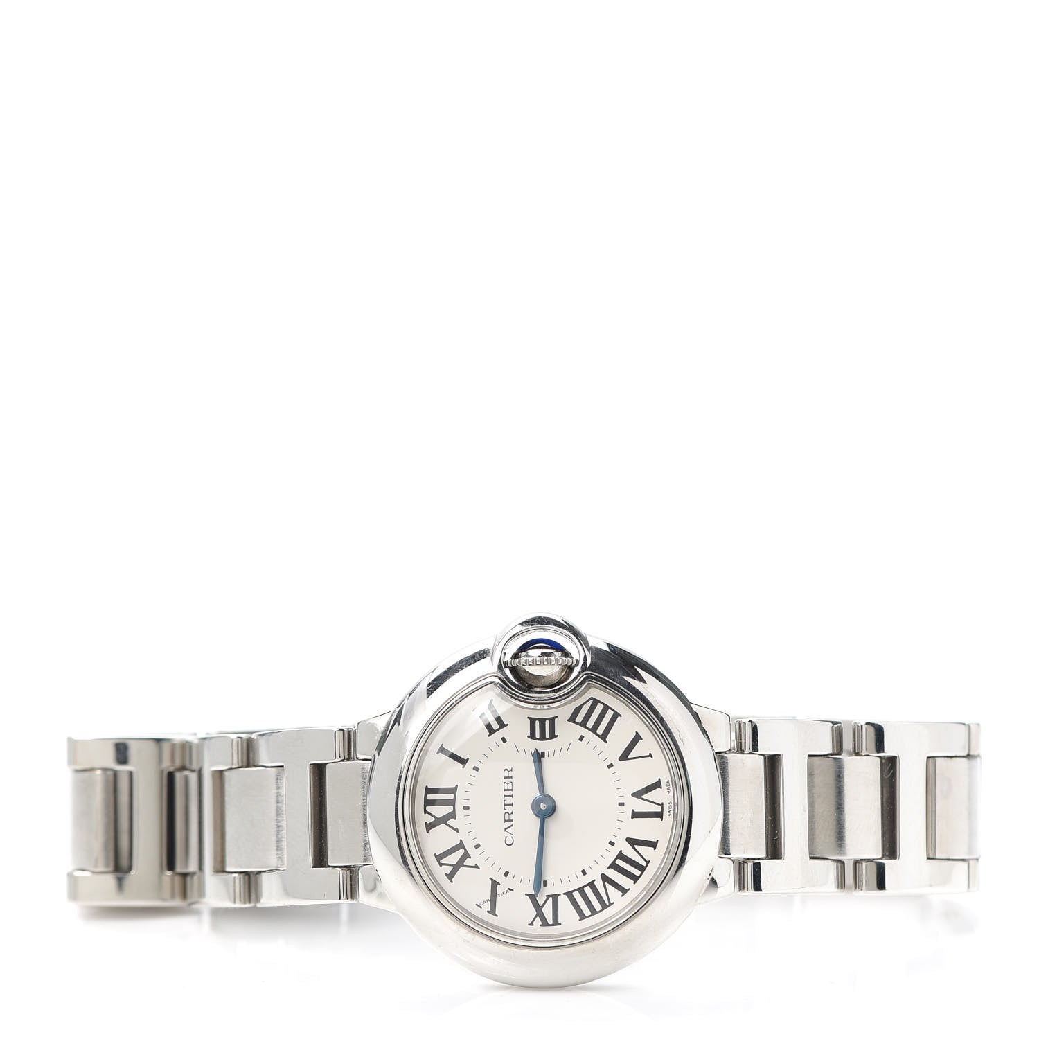 Cartier Stainless Steel 28mm Ballon Bleu De Quartz Watch 2 of 6