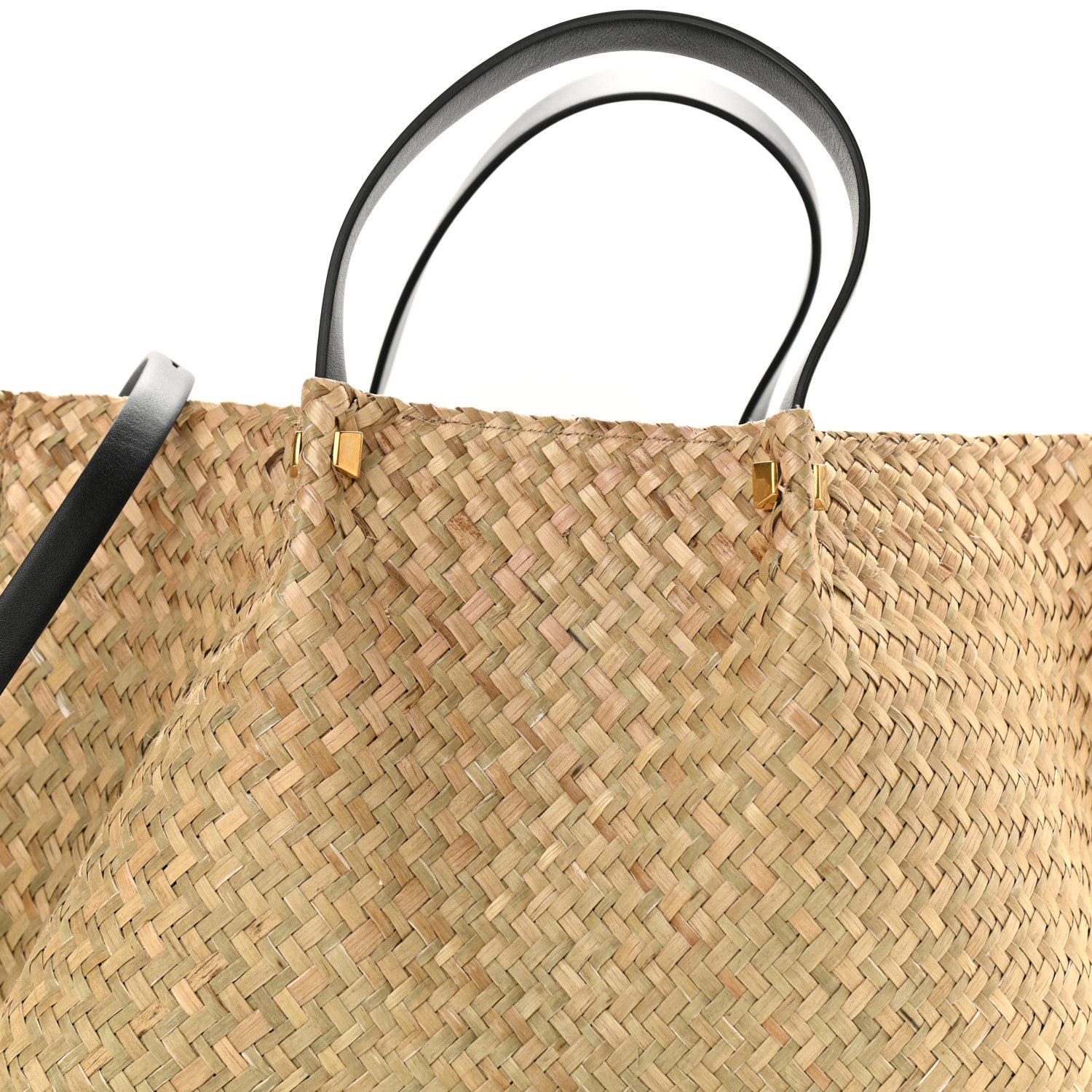 Valentino Garavani Raffia Medium Vlogo Escape Shopper Natural Black Rouge 8 of 10