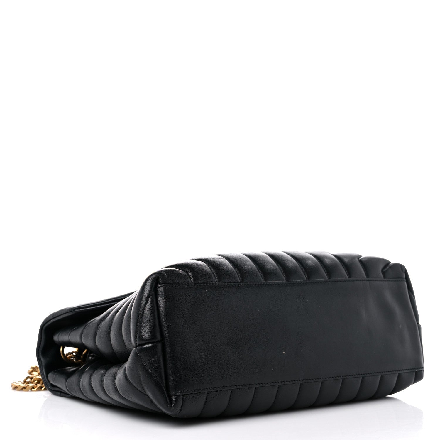 Saint Laurent Calfskin Y Quilted Monogram Medium Loulou Chain Satchel Black 4 of 21