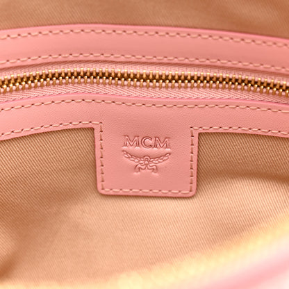 MCM Visetos Medium Crossbody Pouch Soft Pink 6 of 10