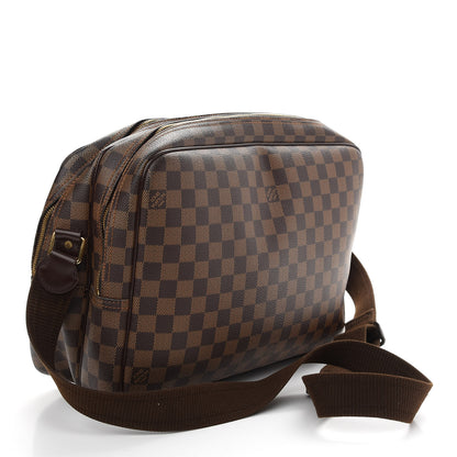 Louis Vuitton Damier Ebene Reporter GM 3 of 8
