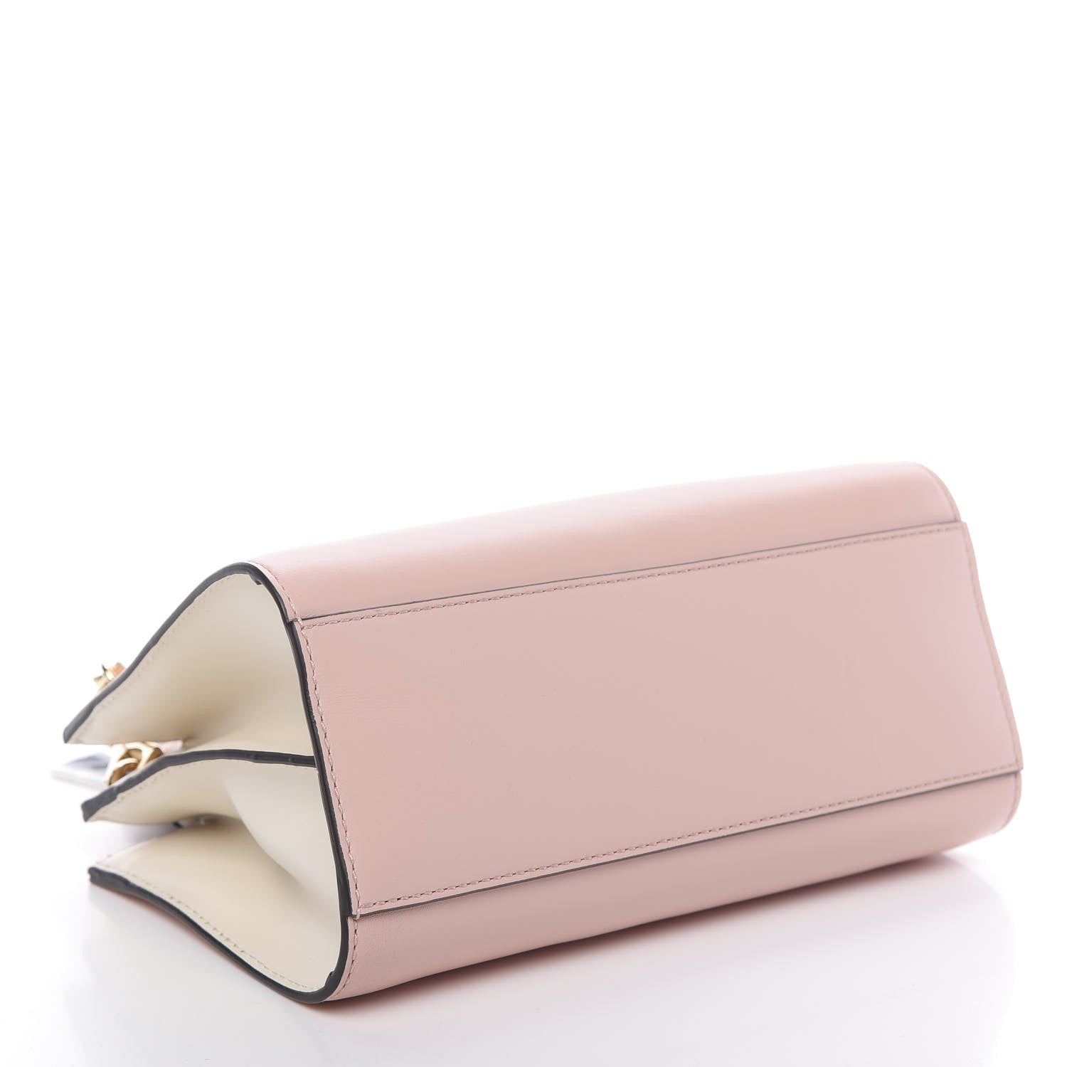Gucci Nappa Bamboo Web Mini Nymphaea Top Handle Bag Perfect Pink Mystic White 4 of 11