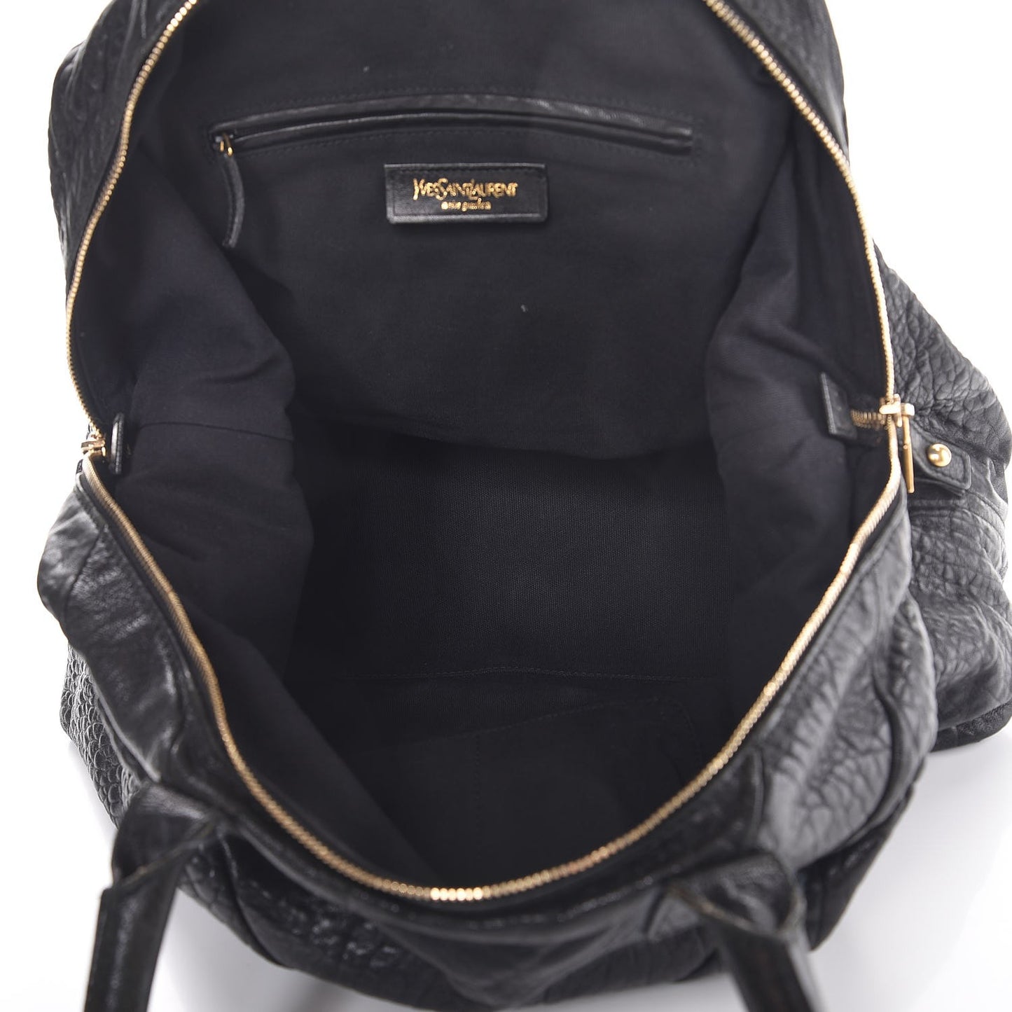 Pebbled Lambskin Medium Easy Sac Black