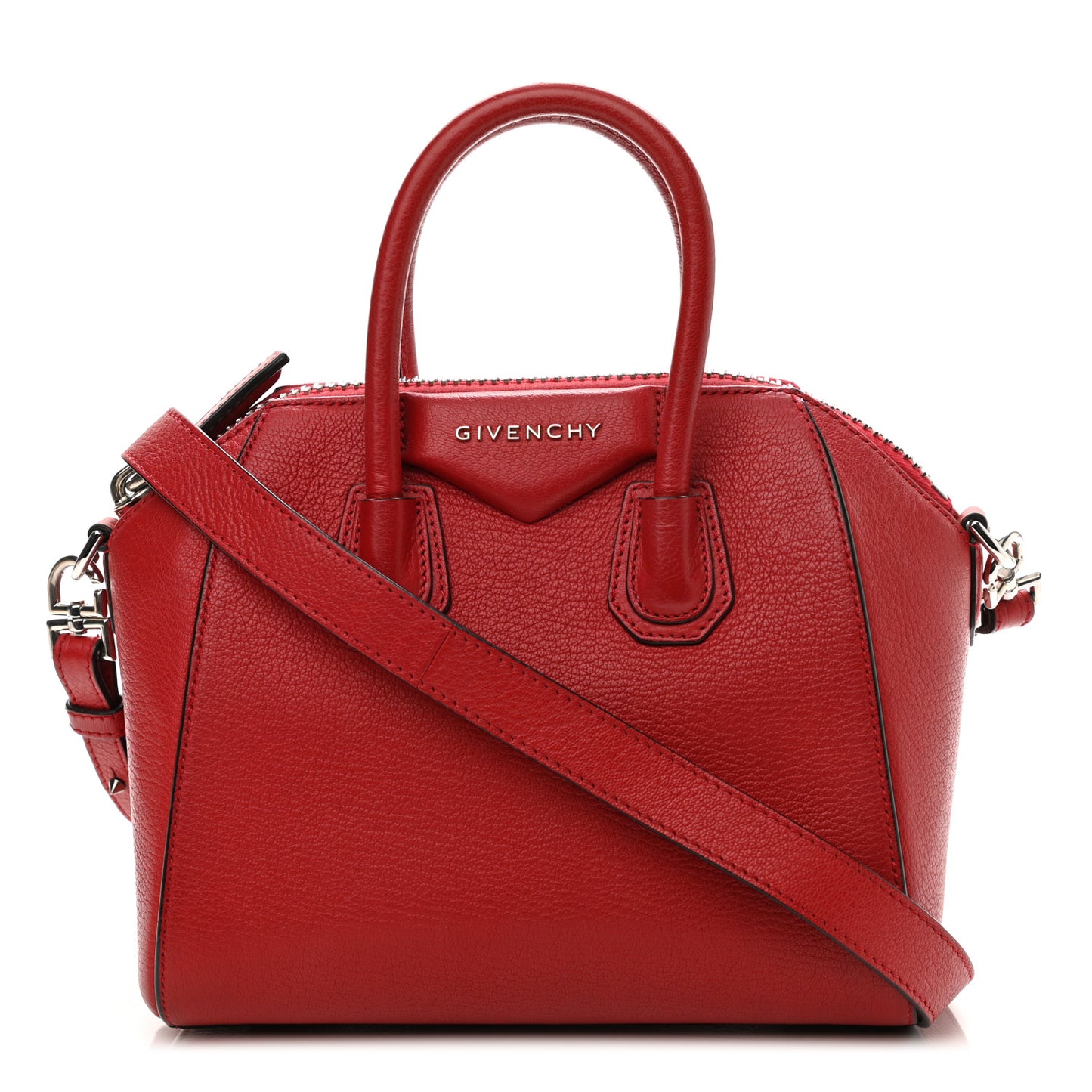 Sugar Goatskin Mini Antigona Red