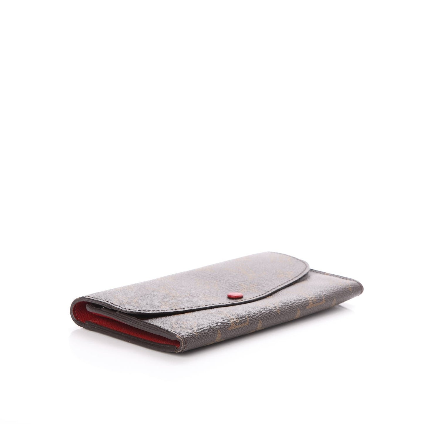 Monogram Emilie Wallet Red