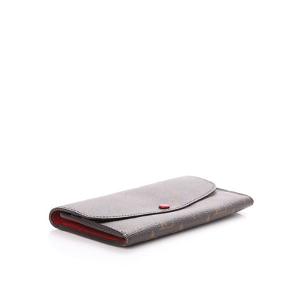 Louis Vuitton Monogram Emilie Wallet Red 4 of 11