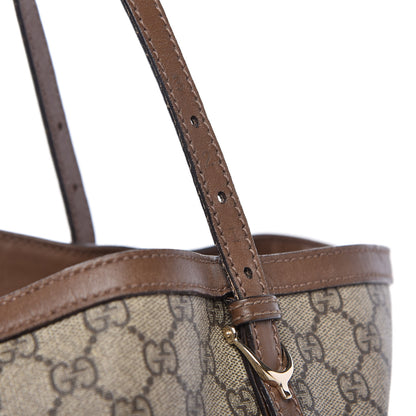 Gucci GG Supreme Monogram Medium Nice Tote Brown 14 of 17