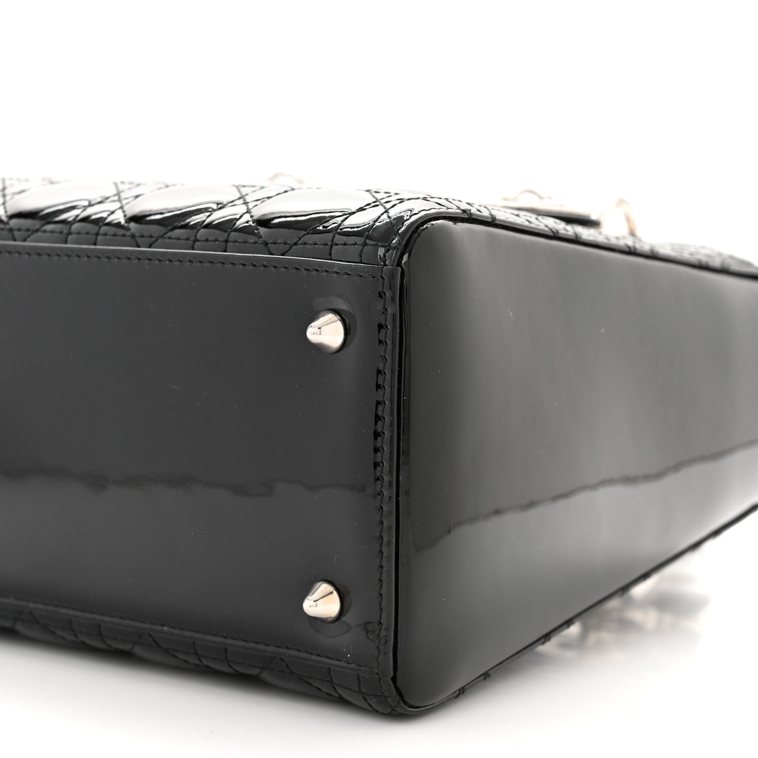 Christian Dior Patent Cannage Medium Lady Dior Black 10 of 10