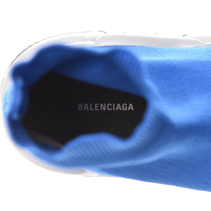 Balenciaga Neoprene Knit Mens Speed Sneakers 42 Bleu 8 of 9