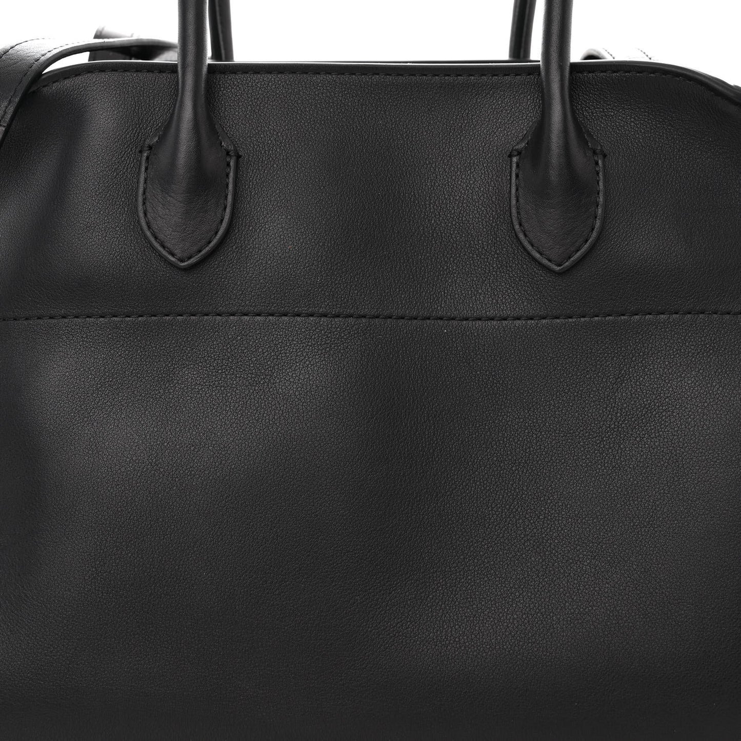 Polished Saddle Calfskin Soft Margaux 12 Black