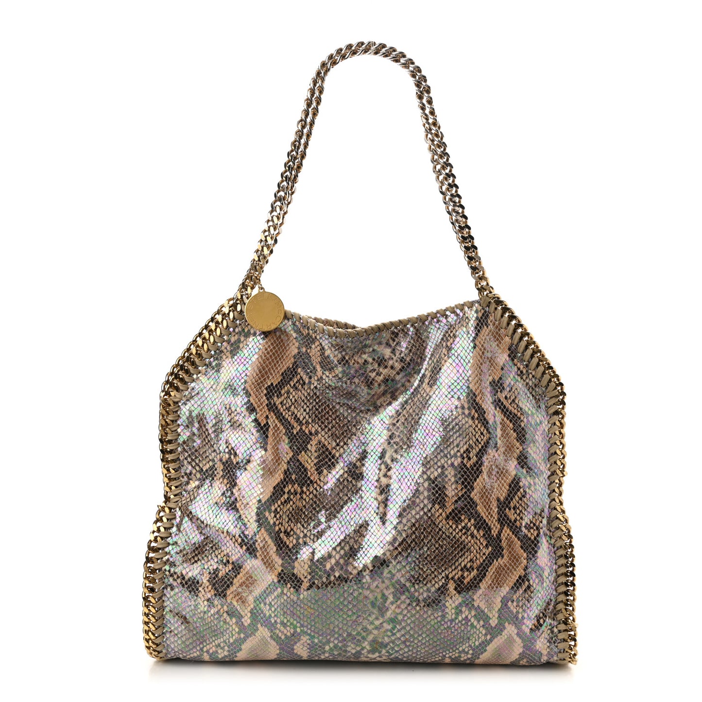 Eco Python Oleographic Small Falabella Tote