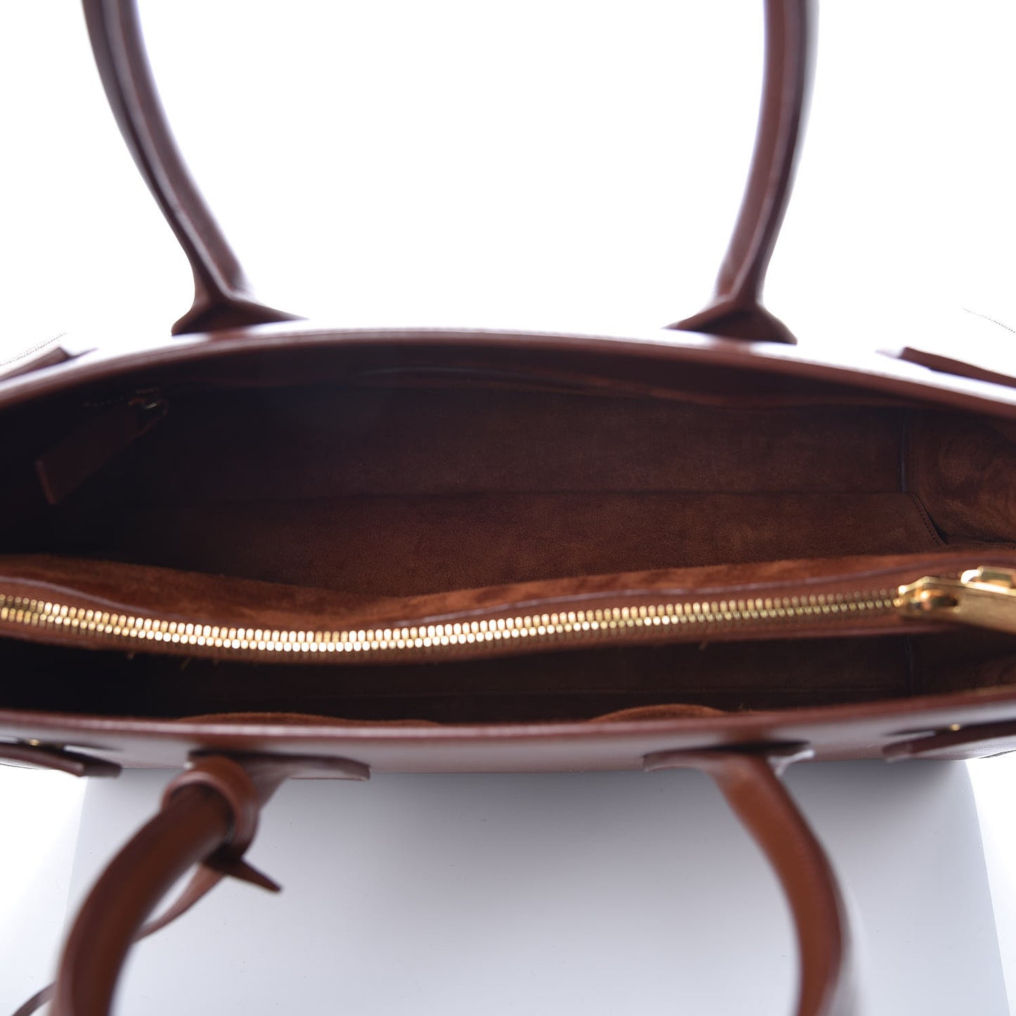 Calfskin Large Sac De Jour Carryall Cognac