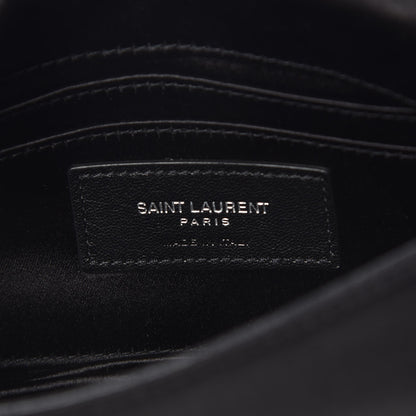 Saint Laurent Sequins Toy West Hollywood Chain Wallet Nero Manto Naturale 6 of 6