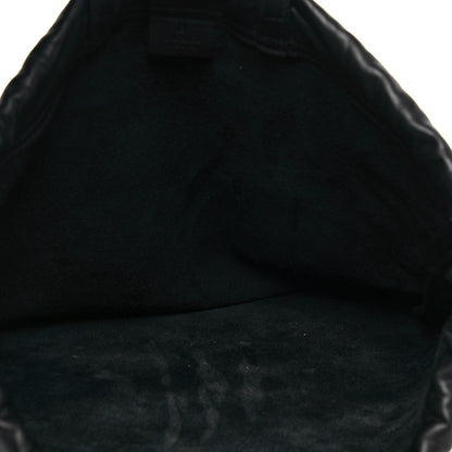 Gucci Calfskin Coco Capitan Logo Drawstring Backpack Black 4 of 9