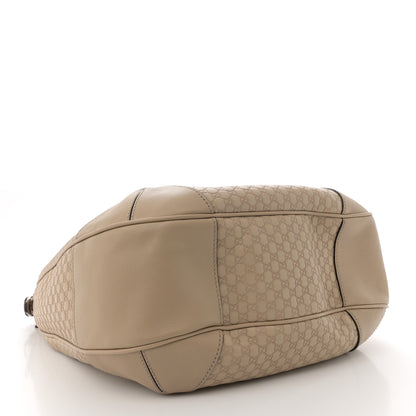 Gucci Guccissima Medium Nice Hobo Beige 4 of 11