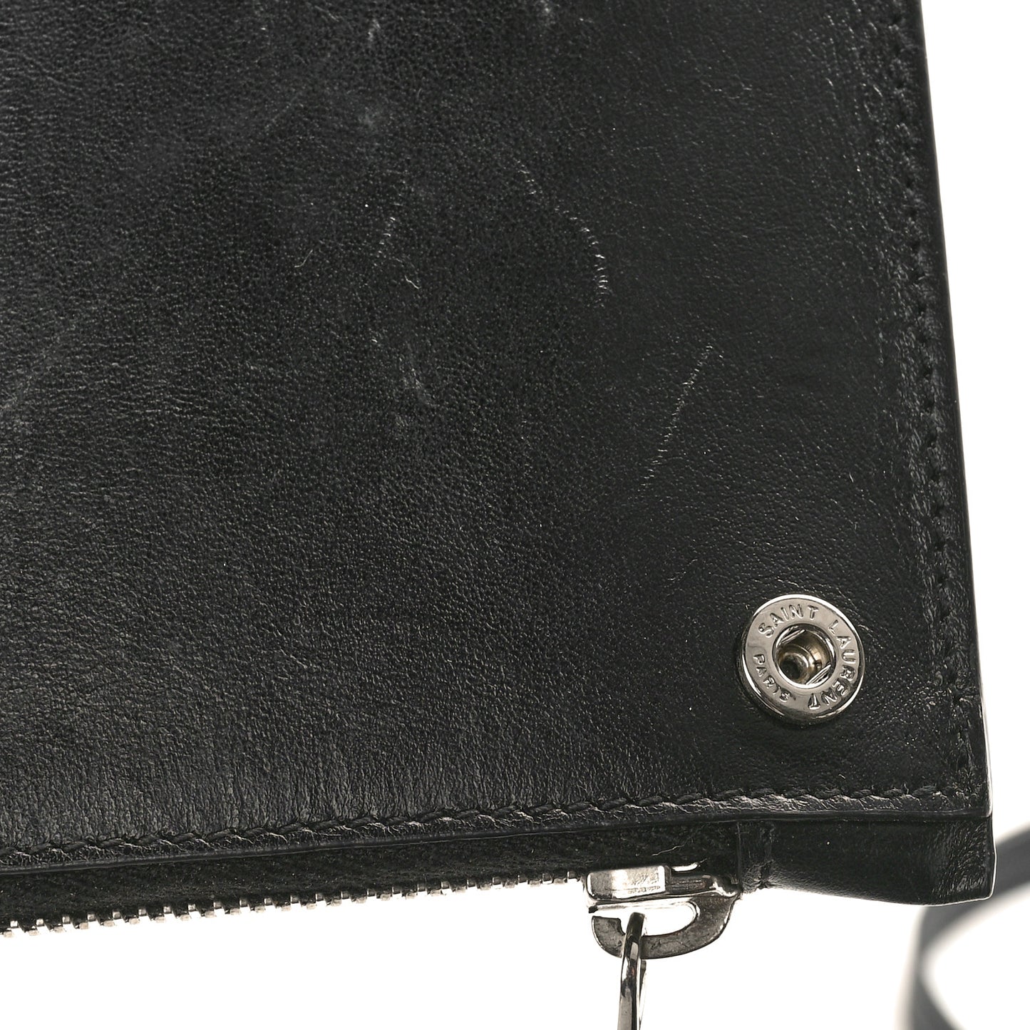 Grained Calfskin Baby Sac De Jour Black