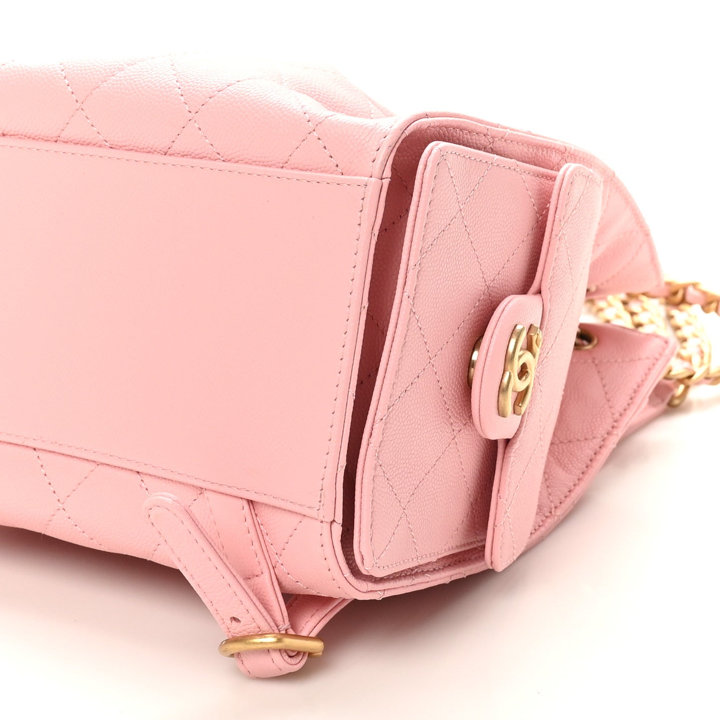 Caviar Quilted Medium Chanel 25 Backpack Light Pink