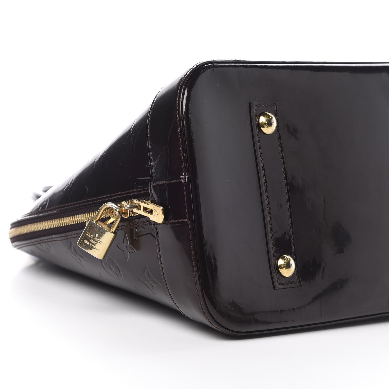 Louis Vuitton Vernis Alma GM Amarante 9 of 17