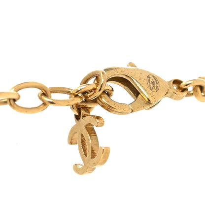 Chanel Crystal CC Choker Necklace Gold Silver 4 of 5