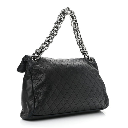 Chanel Lambskin Quilted New Lock Flap Black 3 of 10