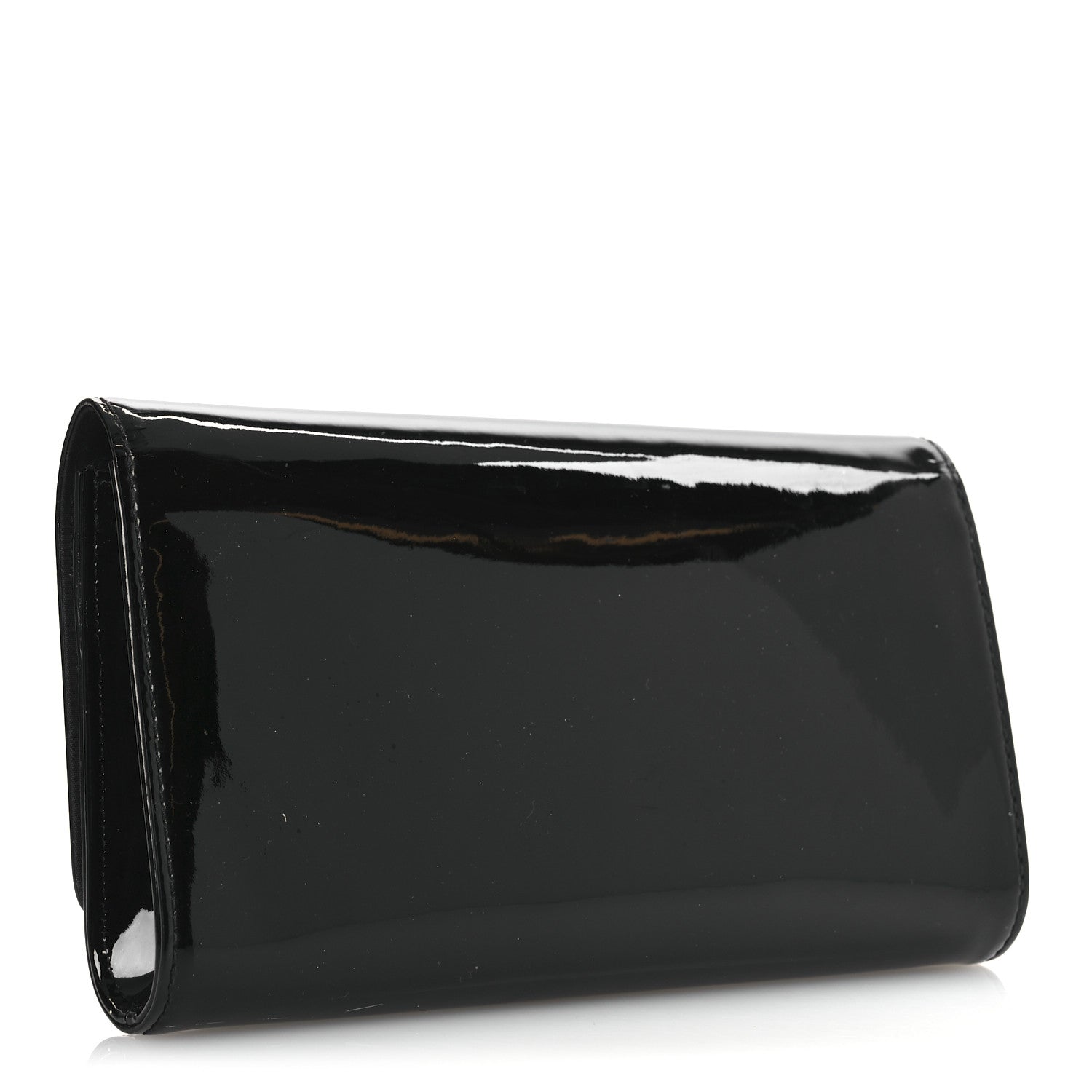 Louis Vuitton Patent Neo Sobe Louise EW Clutch Black 3 of 13