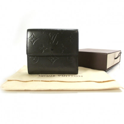 Louis Vuitton Mat Monogram Elise Wallet Black 2 of 8