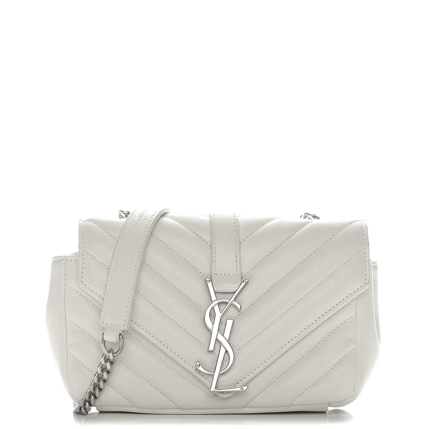 Sheepskin Matelasse Monogram Classic Baby Chain Bag Porcellana
