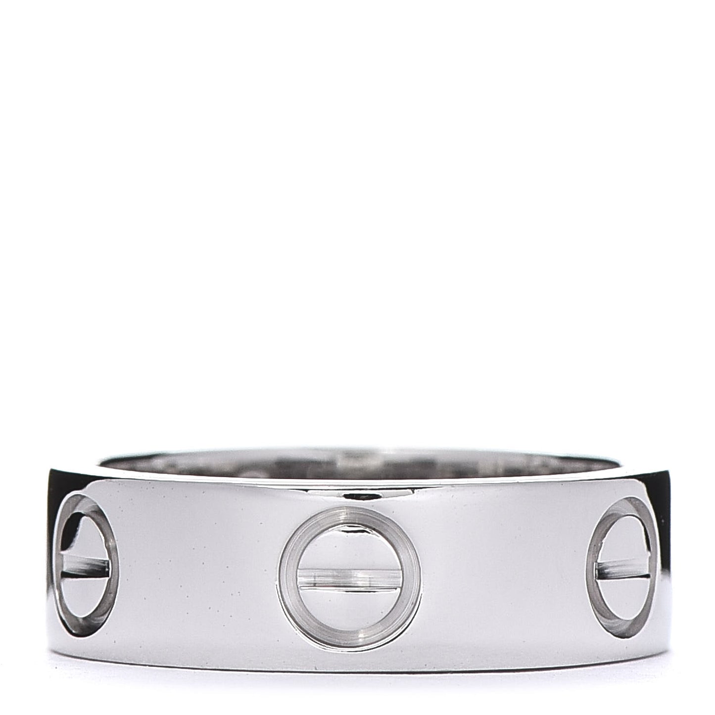 18K White Gold 5.5mm LOVE Ring 47 4