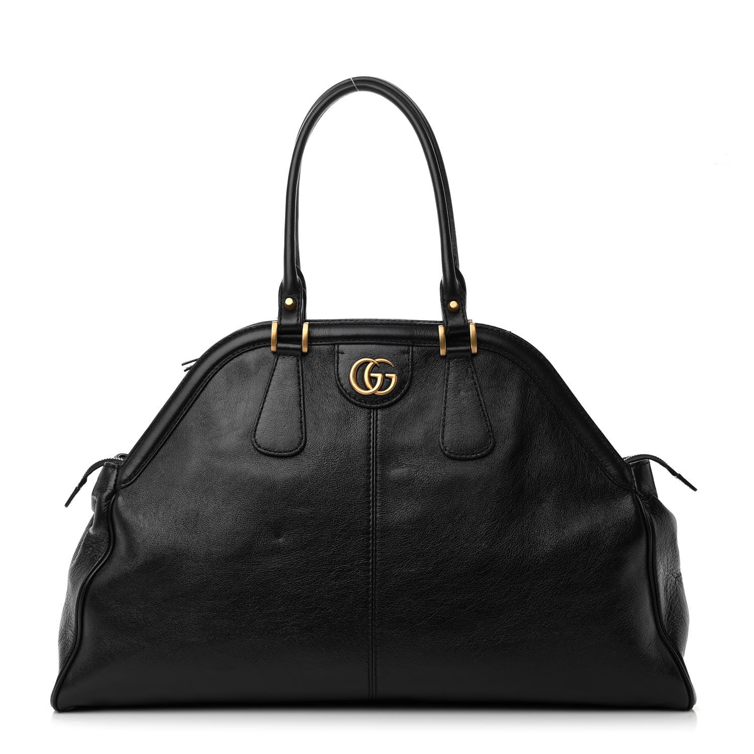 Gucci Calfskin Large Re(Belle) Top Handle Bag Black 1 of 14
