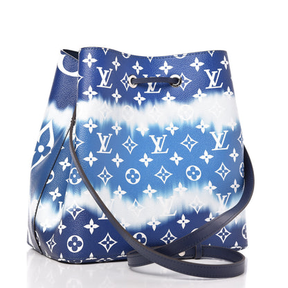 Louis Vuitton Monogram Escale Neonoe MM Blue 3 of 10
