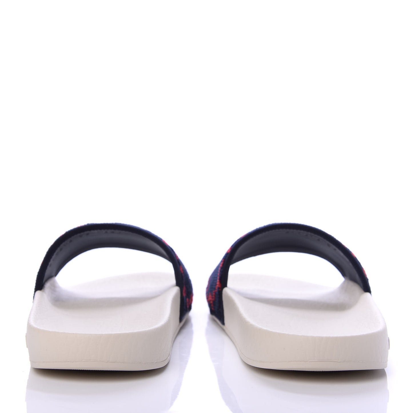 Terry Cloth GG Monogram Slide Sandals 35 Blue Red