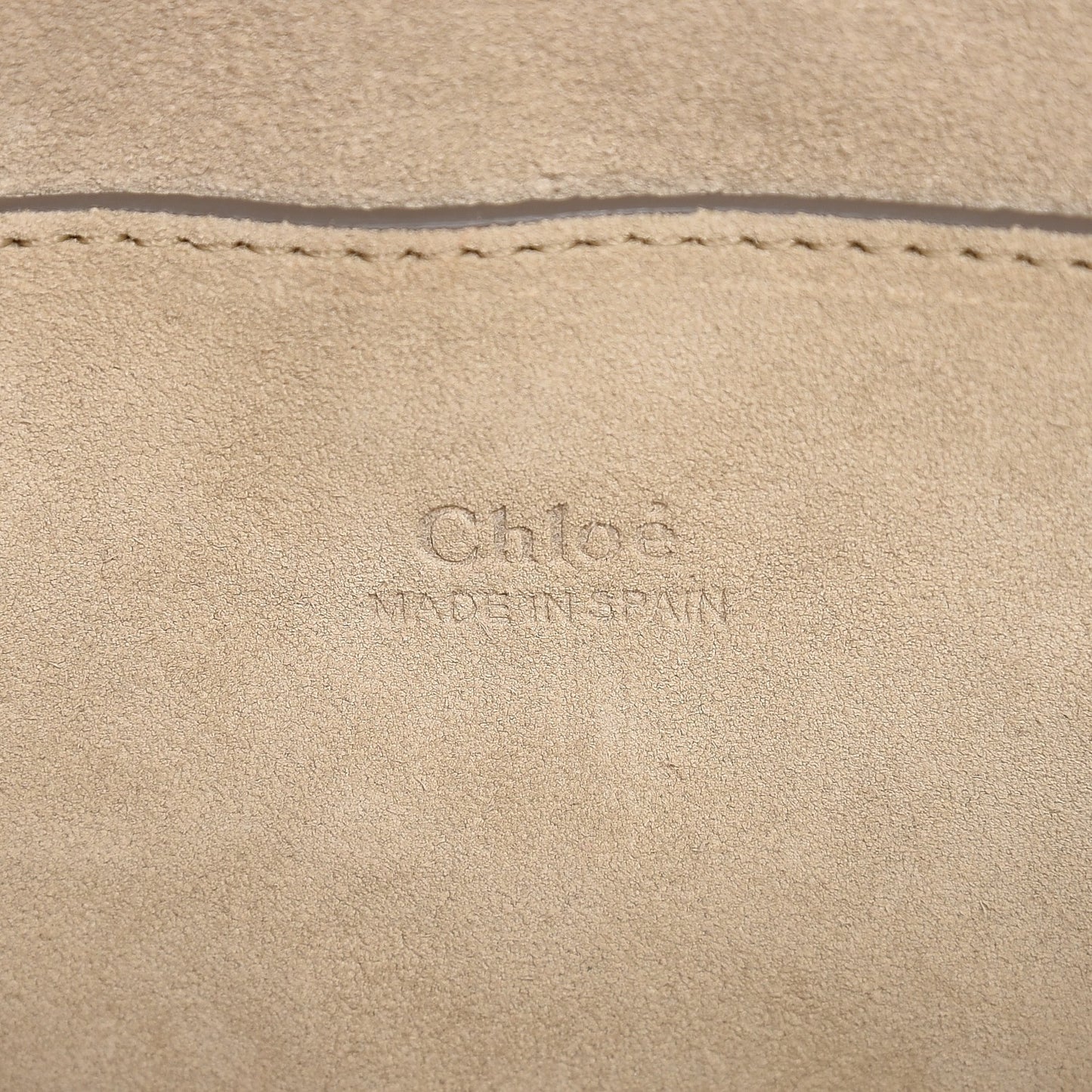 Suede Calfskin Small Faye Shoulder Bag Tobacco