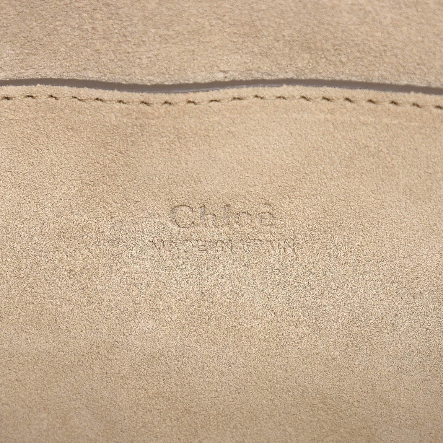 Chloe Suede Calfskin Small Faye Shoulder Bag Tobacco 7 of 7