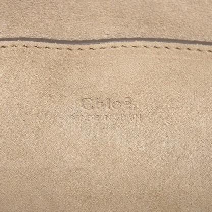Chloe Suede Calfskin Small Faye Shoulder Bag Tobacco 7 of 7