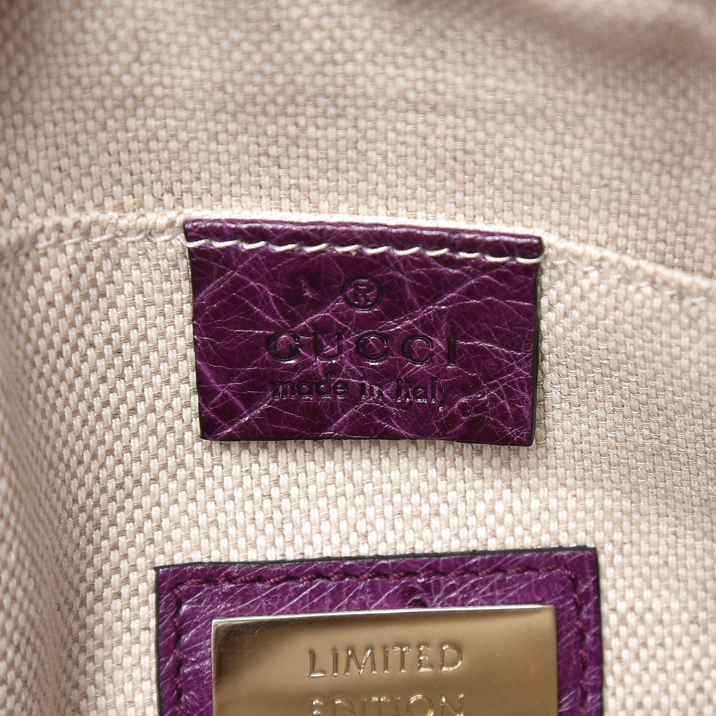 Ostrich Small Soho Disco Bag Grape Royal