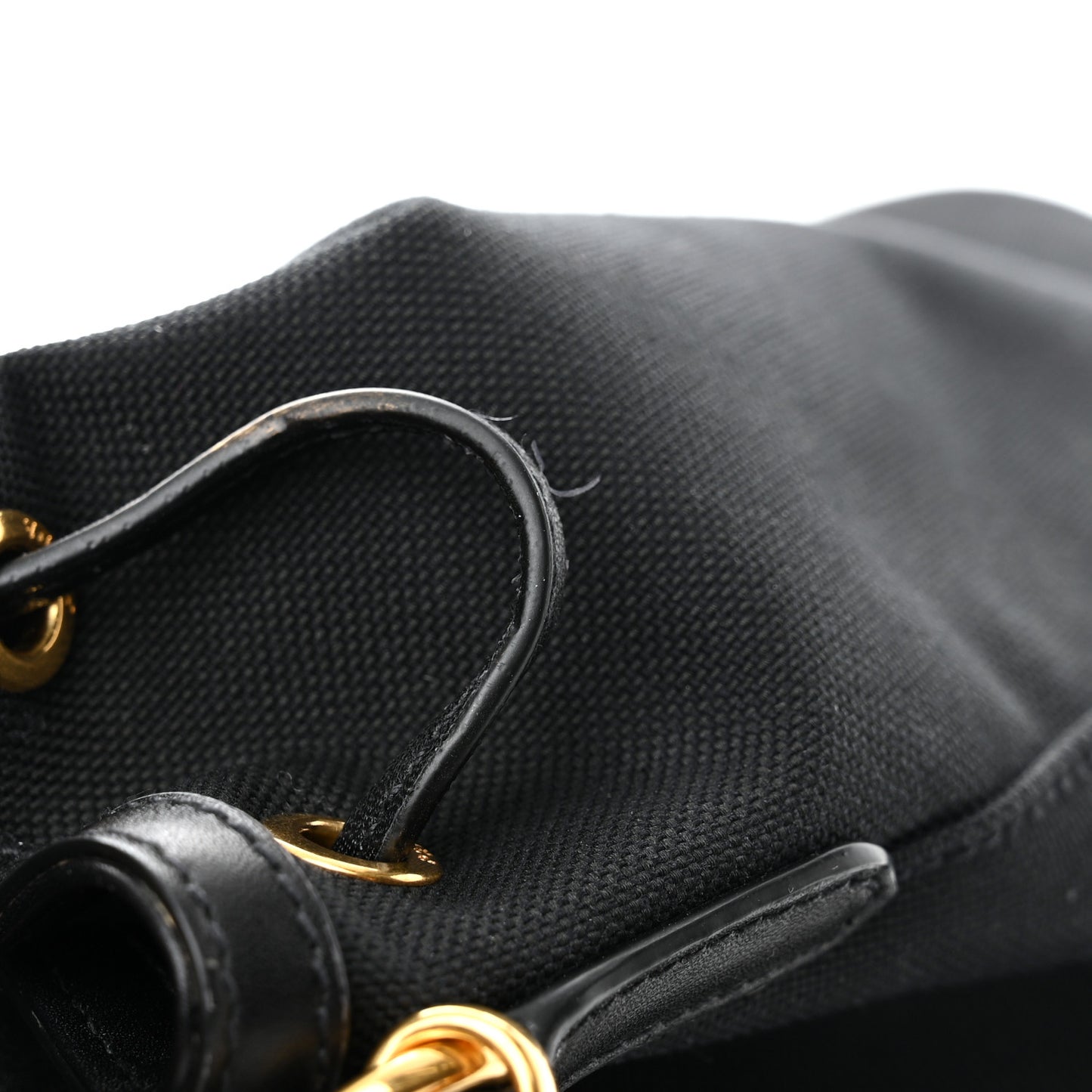 Jacquard Logo Mini Bucket Crossbody Bag Black