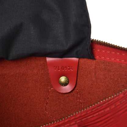 Louis Vuitton Epi Speedy 30 Castillan Red 7 of 7