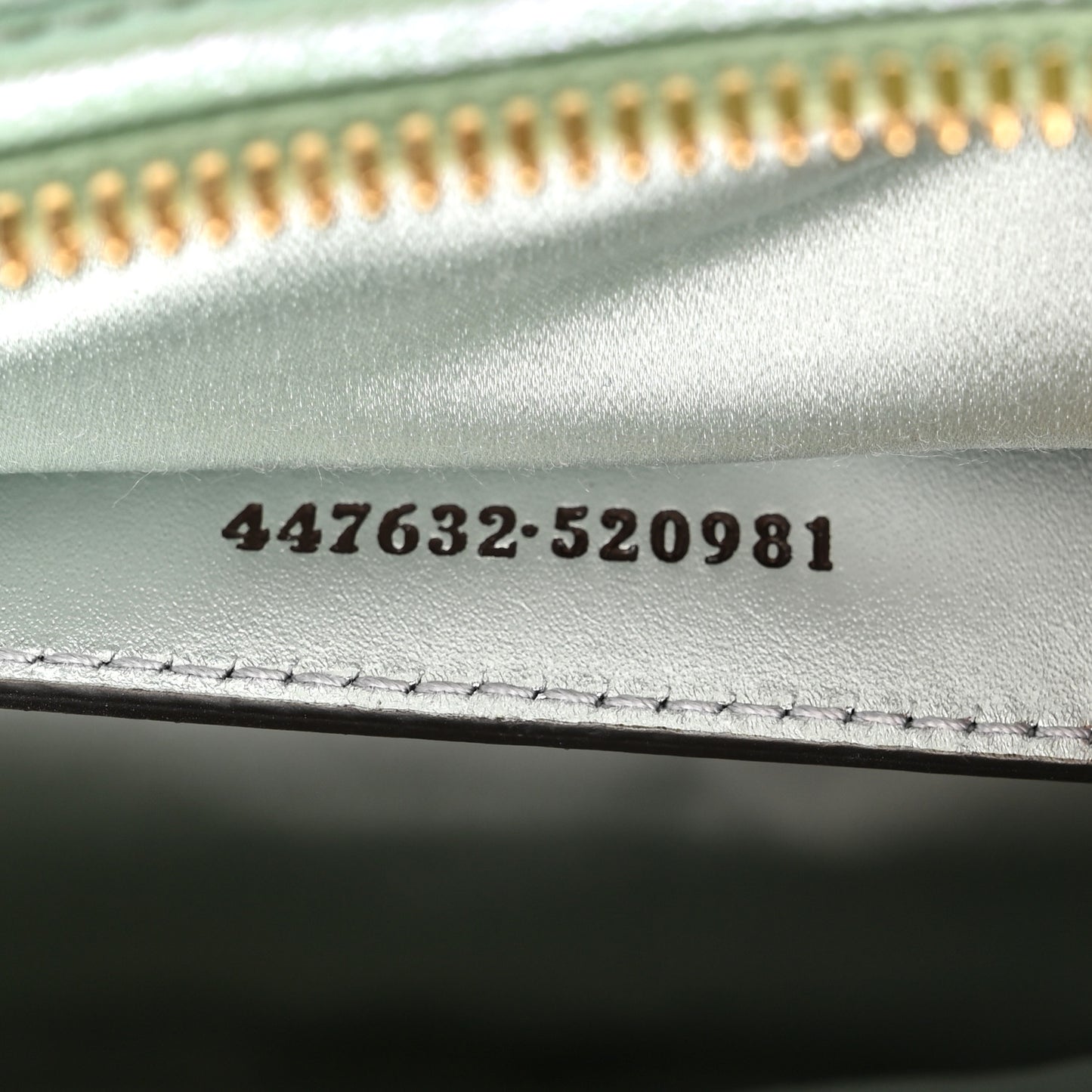 Iridescent Nappa Chevron Matelasse Small GG Marmont Chain Shoulder Bag Iridescent Salvy Green