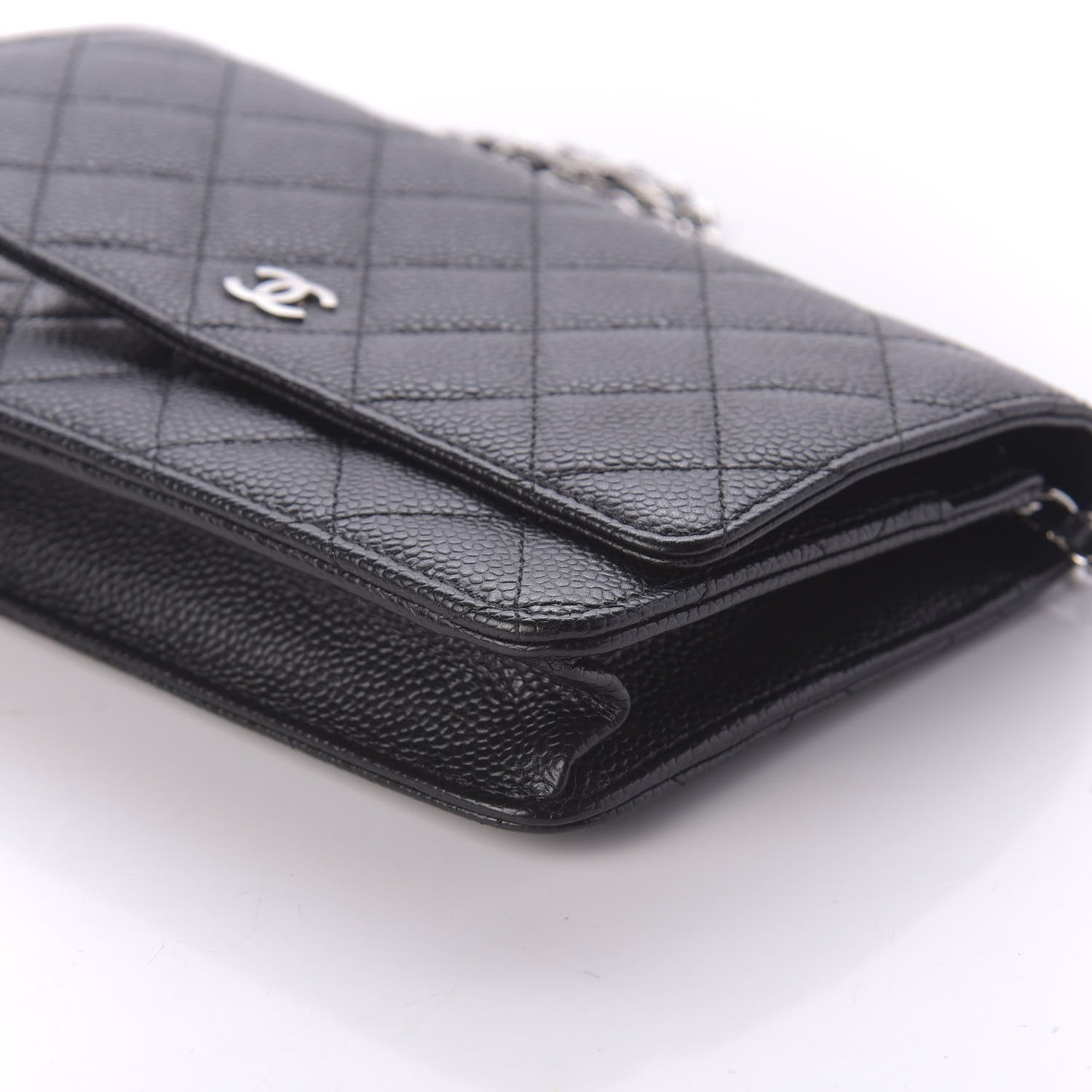 Chanel Caviar Quilted Wallet On Chain WOC Black 7 of 11