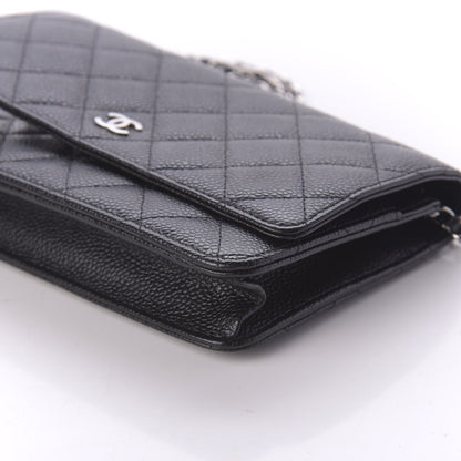 Chanel Caviar Quilted Wallet On Chain WOC Black 7 of 11