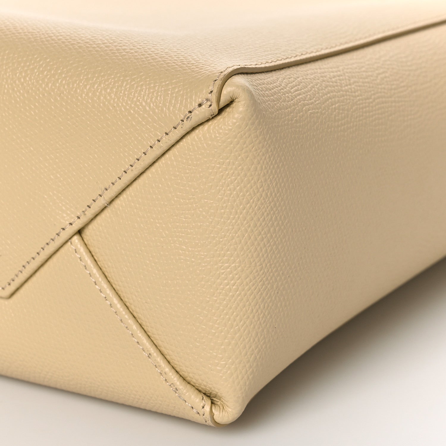 Celine Grained Calfskin Small Vertical Cabas Sand 9 of 9