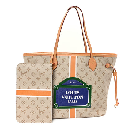 Louis Vuitton Monopaname Neverfull MM Beige Ocher 3 of 10