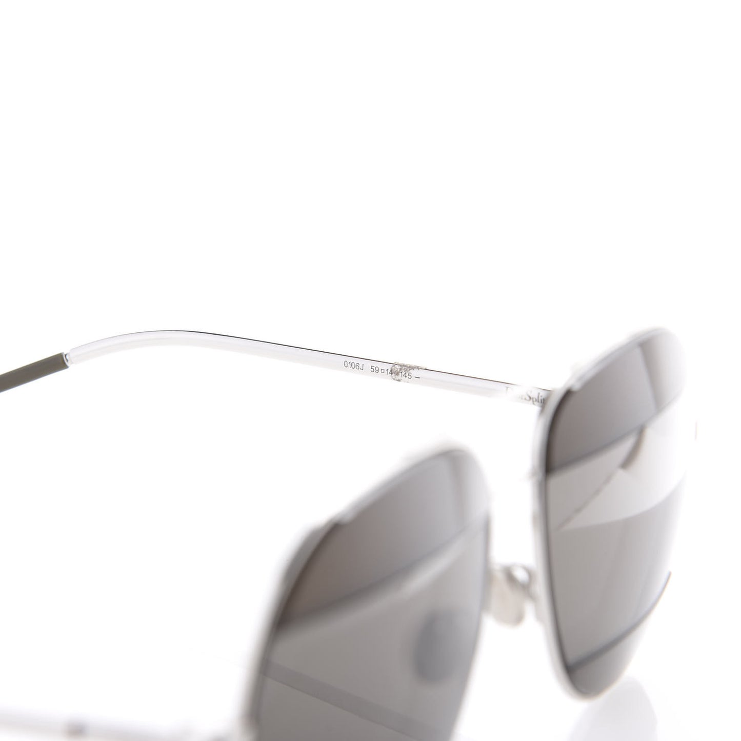 Split 1 Aviator Sunglasses Black